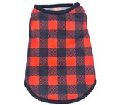 Pet Summer T-shirt Cat Breathable Vest Clothes For Small Medium Dog Cats Soft Cozy Plaid Print Kitten Coat Chihuahua Pug Costume