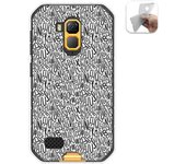 Tumundosmartphone Funda Gel Tpu para Ulefone Armor X7 / X7 Pro diseño Letras Dibujos