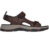 Skechers Relaxed Fit: Prewitt - Rigdon Sandalias para hombre marrones en sintético 83626