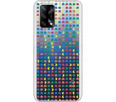 Funda compatible con Oppo A74 4G - Patron Comecocos Fondo Clear