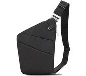 Bolsa Pecho Hombre Mujer, Práctica Multiusos Mochila Bandolera, Antirrobo Sling Crossbody Bag, Mochila Cruzada Bolsa de Viaje para Deportes al Aire