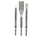 Bosch Professional Set de 3 cinceles Long Life SDS plus (para hormigón, accesorios para martillo perforador)