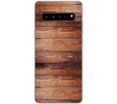 Tumundosmartphone Funda Gel Tpu para Samsung Galaxy S10 5G diseño Madera 02 Dibujos