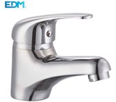 Edm Grifo Monomando para Lavabo Serie H2O EDM 01160 - Cartucho Cerámico - Latiguillos
