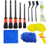 New Car Cleaning Kit Scrubber Drill Detailing Brush Set Air Conditioner Vents Towel Polisher Car Auto Detailing Tools