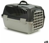 Transportín Stefanplast Antracita Gris claro Plástico 33 x 30 x 47 cm (18 Unidades)