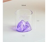 Small Transparent Glass Coffee Cup Mountain Glass Whisky Heat Resistant Tea Drink Milk Juice Cup Cups Drinking Glasses