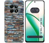 Tumundosmartphone Funda Silicona para Realme 12 5G / 12x 5G diseño Ladrillo 05 Dibujos
