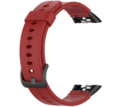 1pc 16mm Watch Band for Huawei Band 6/6pro/ Honor Band6 Universal Two-color Silicone Smartwatch Accessories Wristbands