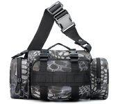 Bolso bandolera 3P de camuflaje para exteriores, bolso de mano estilo militar para aficionados al deporte, bolso táctico de un solo hombro, mochila para cámara