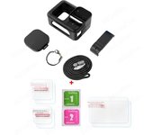 Protective Silicone Case for GoPro Hero 13 Black Tempered Glass Screen Protector Film Lens Cap Cover For Go Pro Accessory