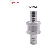 Fuel Non Return Check Valve 6/8/10/12mm Aluminium Alloy Petrol Diesel Water Fuel Line One Way for Peugeot Renault