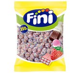 Fini Golosinas caramelos de goma Bolsa de 250u gran surtidos de modelos a elegir fresas salvajes,dedos brillos,dentaduras,huevos fritos,melones,tropy jelly,moras,melecoton,ladrillos,gusanos,huesos brillo,cerezas,beso,botella cola,calaveras,pulpos etc...