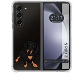 Funda Silicona Antigolpes para Samsung Galaxy Z Fold 5 5G diseño Perros 04 Dibujos
