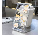 Soft Clear Phone Case For iPhone 14 Pro Max Cases iPhone 11 Cases iPhone 13 12 XS XR X 7 8 Plus SE 2020 Cartoon Cute Duck Cover