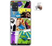 Tumundosmartphone Funda Gel TPU Samsung Galaxy A51 5G Diseño Comic