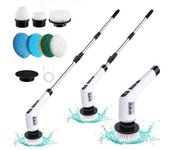 Set De 1 Limpieza Eléctrica With Rotational Cepillo Para Pisos Cepillo Eléctrico Inalámbrico Reemplazable With 7 Cabezas De Cepillo
