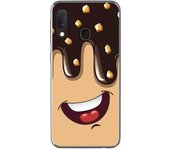 Tumundosmartphone Funda Gel Tpu para Samsung Galaxy A20e 5.8 diseño Helado Chocolate Dibujos