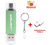 Micro USB Flash Drive 64GB Free Key Chain Pen Drive 32GB TYPE-C Adapter Gifts Memory Stick Creative Business Gifts Pendrive 16GB
