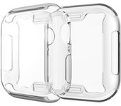 TPU Electroplating Soft Shell Cover for Apple Watch Series 9 8 7 6 5 4 3 SE Screen Protector Accessories for Apple Watch Band