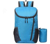 Mochipa plegable Ligera, Pequeña mochipa impermeable para el Día al Aire Libre, mochipa durabilidad y plegable, mopila informal práctica para el día a Día, color Azul Río