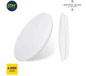 Plafón aplique led de superficie 24w 4000k ø38x6.6cm EDM