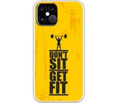 Funda compatible con iPhone 12 - 12 Pro - Be Unique Funda Gel get fit