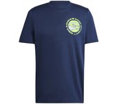 ADIDAS Camiseta Racket G Hombre manga corta azul de tenis y padel - IW0145