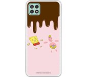 Funda original compatible con Samsung Galaxy A22 5G - Bob Esponja y Patricio Ba?o
