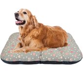 DAMDAM GO Cama Perro Mediana de Tela, Cama Perro Ortopédica Extra Grande, Cama para Mascotas, Colchoneta Mascotas para Transportín y Hogar