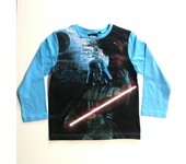 Camiseta niño manga larga Star Wars - Darth Vader celeste Raíz MERCHAN-STORE Camisetas