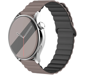 Magnetic loop For Samsung Galaxy watch 6 5 4 Classic 20MM 22mm Silicone bracelet Amazfit Bip 5/3 pro/Balance/GTS/GTR 4-3 strap