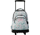 Totto Mochila escolar ruedas  Renglones -Dimensiones:32 x 45.5 x 18 cm-Material:Poliester reciclado