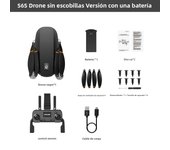 S6S Brushless Drone 4K Dual Camera EIS Anti Shake Photography Aircraft PFV GPS Optical Flow Positioning WIFI Fold Quadcopter