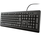 TECLADO USB TRUST TK150 NEGRO - TECLAS SILENCIOSAS - CABLE 1.8m