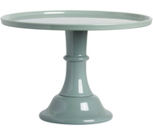 Glotomania - Stand para Tarta Grande Allc - Verde Salvia - Elegante - Melamina Apto para Uso Alimentario