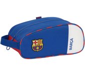 Zapatillero de Viaje F.C. Barcelona Azul Granate 34 x 15 x 18 cm