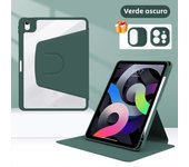 For Tablet iPad Pro 11 Case For Pro 12.9 Air 5 4 10.9 iPad 10th 7/8/9th Generation Mini 6 360° Rotatable Transparent Back Cover