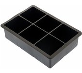 KOALA SPIRIT Cubitera Xxl Silicona 15x10,5x4,5CM Negro Texturizado Facil de limpiar Material 100% saludable