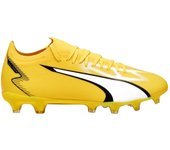 Botas de Futbol Amarillas PUMA ULTRA PLAY FG/AG-Amarillo-Blanco