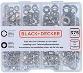 Surtido de arandelas planas y de seguridad black+decker