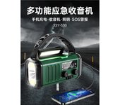 Radio de manivela de 10000 mAh, radio de emergencia, Radio Solar, Radio meteorológica NOAA/AM/FM, Carga USB type C, radio de Dinamo, Batería de polímero, antorcha y Luz de Lectura LED, Alarma SOS, Brújula para acampar