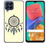 Funda Silicona para Samsung Galaxy M33 5G diseño Atrapasueños Dibujos