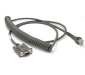 Zebra - CBA-R37-C09ZBR cable de serie Beige 2,74 m DB9 CBA-R37-C09ZBR