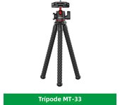 VIJIM Ulanzi MT-33 Flexible Octopus Tripod for Phone Camera DSLR 2in1 Design Tripod With Phone Holder Side Cold Shoe 1/4'' Screw