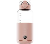 Calentador de biberones inalámbrico portátil para bebé, carga USB, temperatura ajustable, biberón de 300 ml para viajes, coche, avión, calentador de agua eléctrico inalámbrico para bebé al aire libre