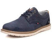 Zapatos Refresh De Piel Vegana Hombre Color Azul