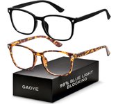 Blue Light Blocking Glasses - Fashion Square Fake Eyeglasses, Anti UV Ray Computer Gaming Glasses Blue Blockers for Women/Men