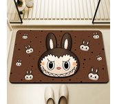 Cartoon Labubu  Print Bath Mat Non Slip Doormat Kitchen Drying Mat for Bedroom Drain Mat Entryway Rug Cartoon Home Carpet