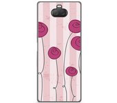 Tumundosmartphone Funda Gel Tpu para Sony Xperia 10 Plus diseño Flores Vintage Dibujos